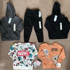 Boys 4T New With Tags Sweatpants, Sweatshirts, and Hoodies